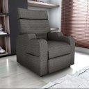 Ver imagem 6 de Poltrona do Papai Reclinável Premium com Porta Copos e Porta Controle Toro Matrix Cor:linho Chumbo