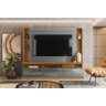 Home Vigo 2024 Painel P/ Tvs até 70" 3 Portas - Jequitiba/cinza Perolizado - 1