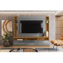 Ver imagem 1 de Home Vigo 2024 Painel P/ Tvs até 70" 3 Portas - Jequitiba/cinza Perolizado