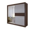 Guarda-roupa Casal 2 Portas 6 Gavetas 100% Mdf Ripado Coliseu - 3