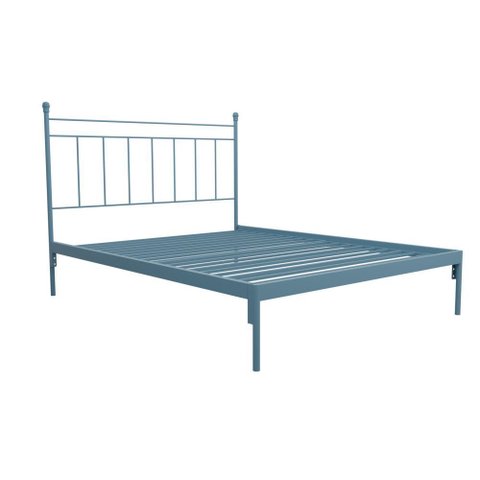 Cama de Ferro Romana Casal Comum Peseira Reta