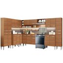 Ver imagem 3 de Armário de Cozinha Completa de Canto 513cm Rustic Emilly Big Madesa 02