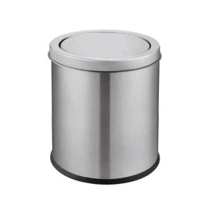 Lixeira Basculante Inox Fosco 5l - A\casa