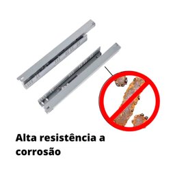 Corrediça Oculta Extração Total AROS 350 Mm Com amortecimento e Garra 3D - 3