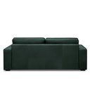 Ver imagem 7 de Sofá Decorativo Agatha 3 Lugares Sala de Estar 235cm Pés em Madeira Couro Verde Musgo G88 - Gran Bel