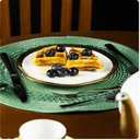 Ver imagem 5 de Conjunto 24 Pratos Sobremesa 21cm Porcelana Dubai Wolff Branco e Dourado Restaurante Buffet Eventos