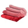Manta Buettner Casal Microfibra Urban Flannel Jacquard 2,20mx2,40 Vermelho - 1