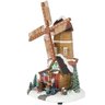 Cenario Natalino Moinho de Vento Natal Giratorio Arvore Neve Fazenda Enfeite Musical LED Fim de Ano  - 7