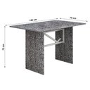 Ver imagem 5 de Sala de Jantar Uai Móveis Copacabana Mesa Granito 120x75 4 Cadeiras