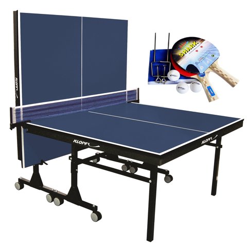 Mesa de Ping Pong Oficial Mdf 25mm 1008 Klopf + Kit Completo Klopf 5031