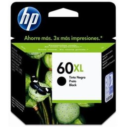 Cartucho HP 60XL Preto - CC641WB - Para HP Deskjet - 1