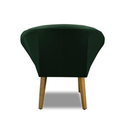 Kit 2 Poltronas Para Sala Decorativa Milena Veludo Verde Adonai Estofados - 6