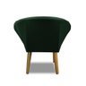 Kit 2 Poltronas Para Sala Decorativa Milena Veludo Verde Adonai Estofados - 6