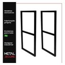 Ver imagem 4 de Prateleira Dino Estilo Industrial Suporte Duplo com Ferro e Madeira para Ambientes Elegantes