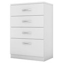 Ver imagem 2 de Cômoda Astral e Guarda Roupa Casal Flash 2 Branco Flex - Demóbile