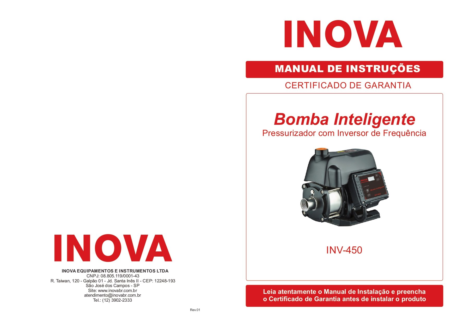 Bomba com Inversor de Frequencia Inv-450 - Inova - 3