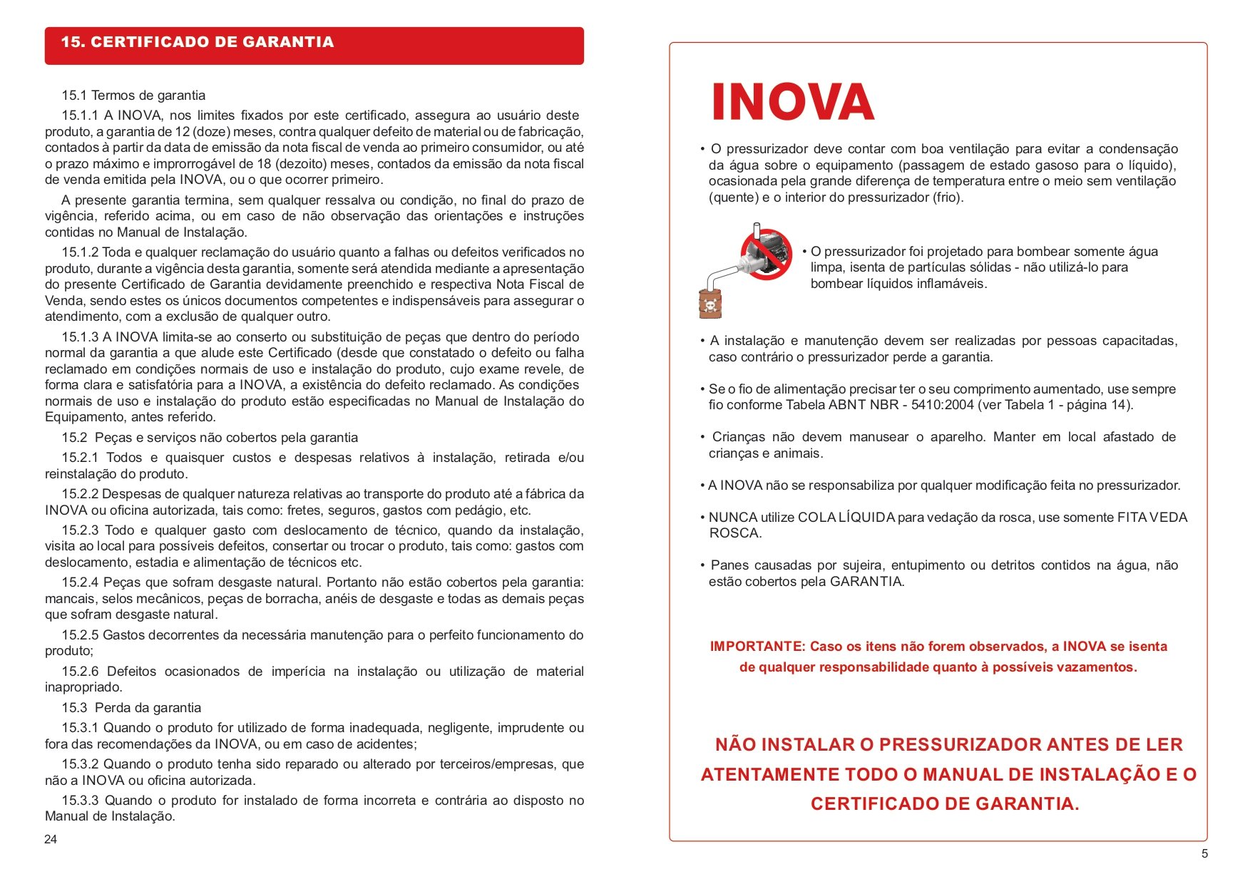 Bomba com Inversor de Frequencia Inv-450 - Inova - 7