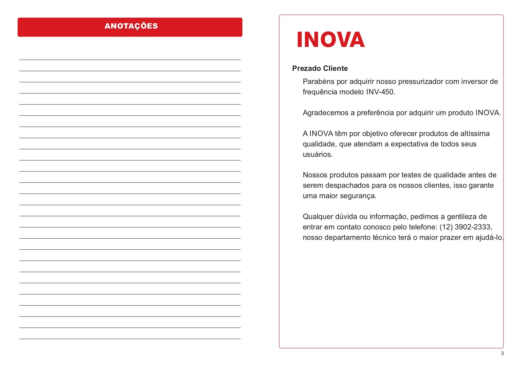 Bomba com Inversor de Frequencia Inv-450 - Inova - 5