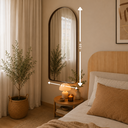 Ver imagem 4 de Espelho Vitral Creta - Linha Couro - - Preto - com LED - 120x60