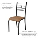 Ver imagem 6 de Conjunto Sala de Jantar Ella 90cm 4 Cadeiras Preto C- Jambo