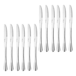 Faca Para Churrasco Linha Euro kit Com 12 Unidades - 2
