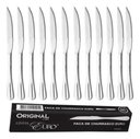 Ver imagem 1 de Faca Para Churrasco Linha Euro kit Com 12 Unidades