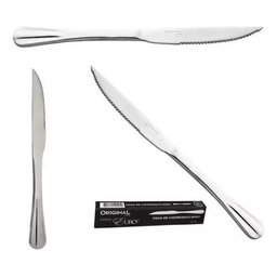 Faca Para Churrasco Linha Euro kit Com 12 Unidades - 6