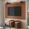 Painel para Tv de até 75" com 1 Prateleira Dalva Off White/jequitiba - 3