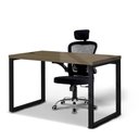 Ver imagem 1 de Conjunto Mesa para Escritório Secretária 1,20mt com Cadeira de Escritório Presidente Giratória