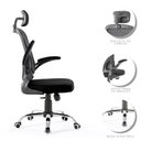 Ver imagem 4 de Conjunto Mesa para Escritório Secretária 1,20mt com Cadeira de Escritório Presidente Giratória