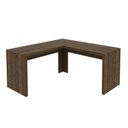 Ver imagem 3 de Escrivaninha/Mesa Escritório De Canto Multimóveis Vcr25024 Nogal Nogal