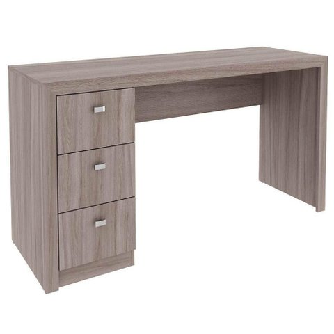 Mesa de Computador Me4102 3 Gavetas Amêndoa - Tecno Mobili