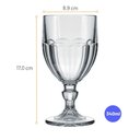 Ver imagem 2 de Kit 12 Taça Bristol Água 340ml Nadir Figueiredo