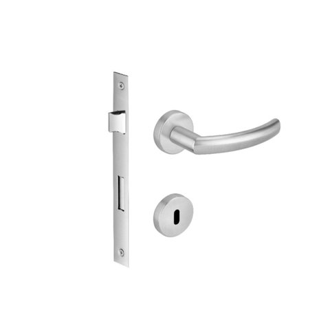 Fechadura Papaiz Inox Escovado Mi970 Externa 55mm