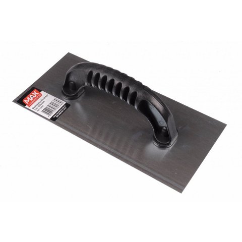 Desempenadeira Aço Lisa 25,5X12cm Cabo Plástico - MAX FERRAMENTAS