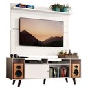Ver imagem 2 de Rack Madesa Cancun com Pés e Painel para Tv até 65 Polegadas - Branco/branco 099b