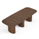 Ver imagem 1 de Mesa de Jantar Orgânica Tivoli 320cm X 110cm 10 Lugares Lamina Cinamomo Castanho