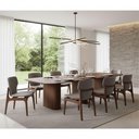 Ver imagem 2 de Mesa de Jantar Orgânica Tivoli 320cm X 110cm 10 Lugares Lamina Cinamomo Castanho