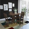 Conjunto Sala de Jantar 1 Mesa 4 Cadeiras Dublin Indekes - 1