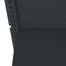 Gondola Parede 170 Fit Ate 3 Metros Preto 15 Bandeja Pe Laranja - 5