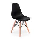 Ver imagem 1 de Cadeira Eiffel Charles Eames Base Madeira Wood:preto