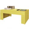 Mesa de Centro Prada Amarelo Acetinado - Atualle Móveis - 2