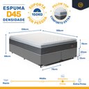 Ver imagem 3 de Cama Box com Colchão de Espuma D45 Pillow Top Fort Comfort Queen 158cm