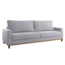 Ver imagem 2 de Estofado Living 4 Lugares Columbia 2,2m Linho Inox - Casa Giulia