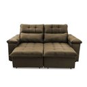 Ver mais imagens de Sofá Retrátil Reclinável Verona 2,00m Suede Velut Molas Ensacadas - King House