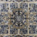 Ver imagem 4 de Tapete Persa Royal Cinza 100x150cm Fio Acetinado - Decoração para Quarto e Sala