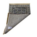 Ver imagem 3 de Tapete Persa Royal Cinza 100x150cm Fio Acetinado - Decoração para Quarto e Sala