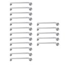 Ver imagem 1 de Alça Barra de Apoio 80cm Segurança Kit 17 Unidades Idoso Deficiente Cadeirante Box Banheiro Corrimao