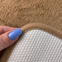 Ver imagem 3 de Tapete para Banheiro Antiderrapante Macio Saída de Banho 60x40cm Marrom
