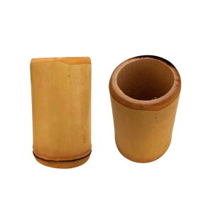 Kit com 6 Copos de Bambu 50ml Nc Caieiras